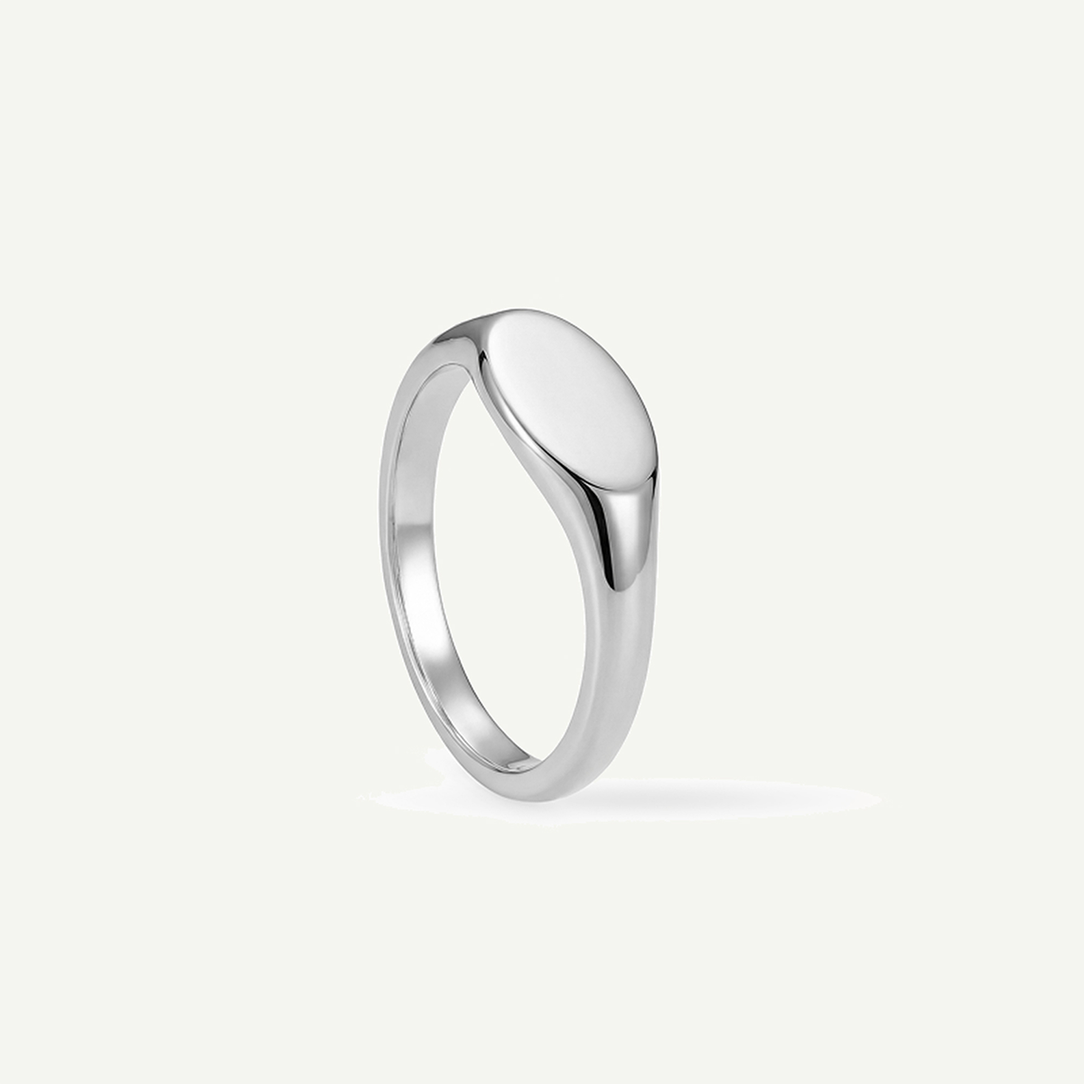 Oval Flat Top Ring