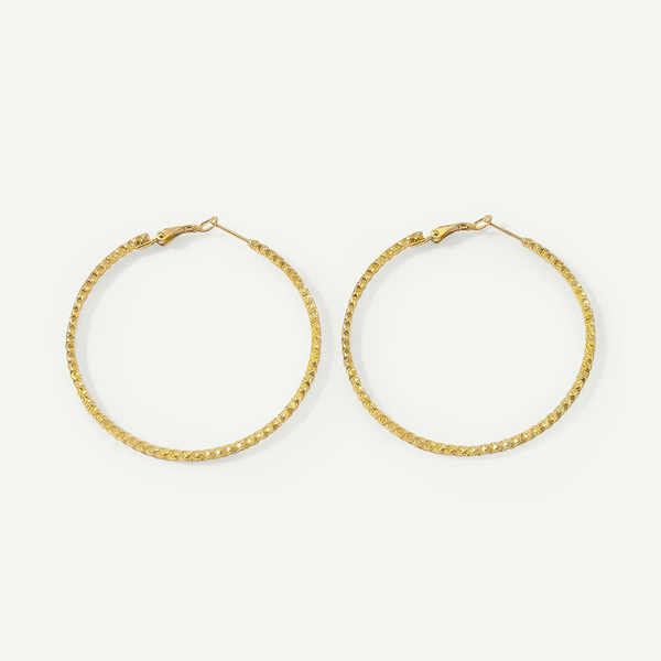 Ines Large Hoops, Gold