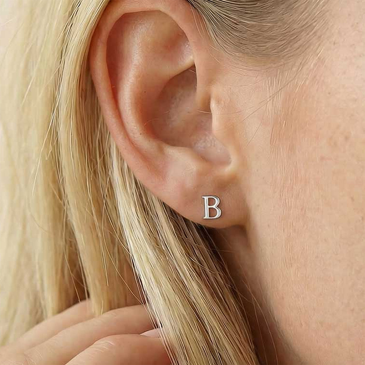Basic Monogram Studs