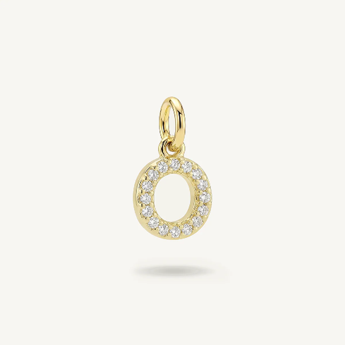 Diamond Monogram Letter Charm