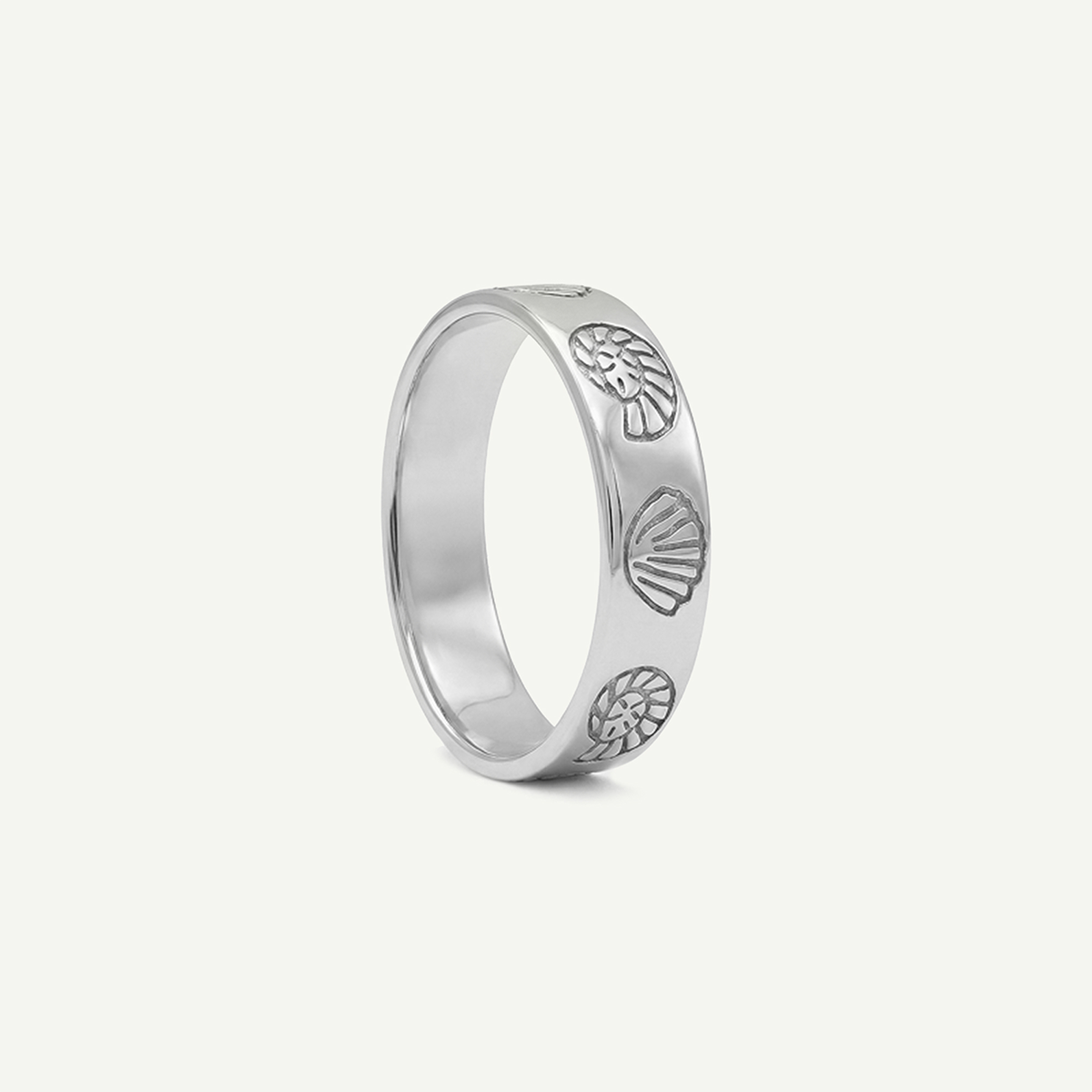 Mixed Shell Imprint Ring