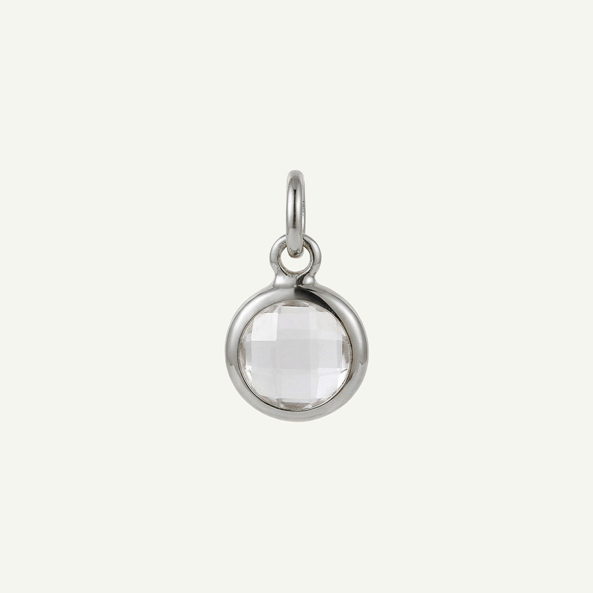 Circle Charm Birthstone