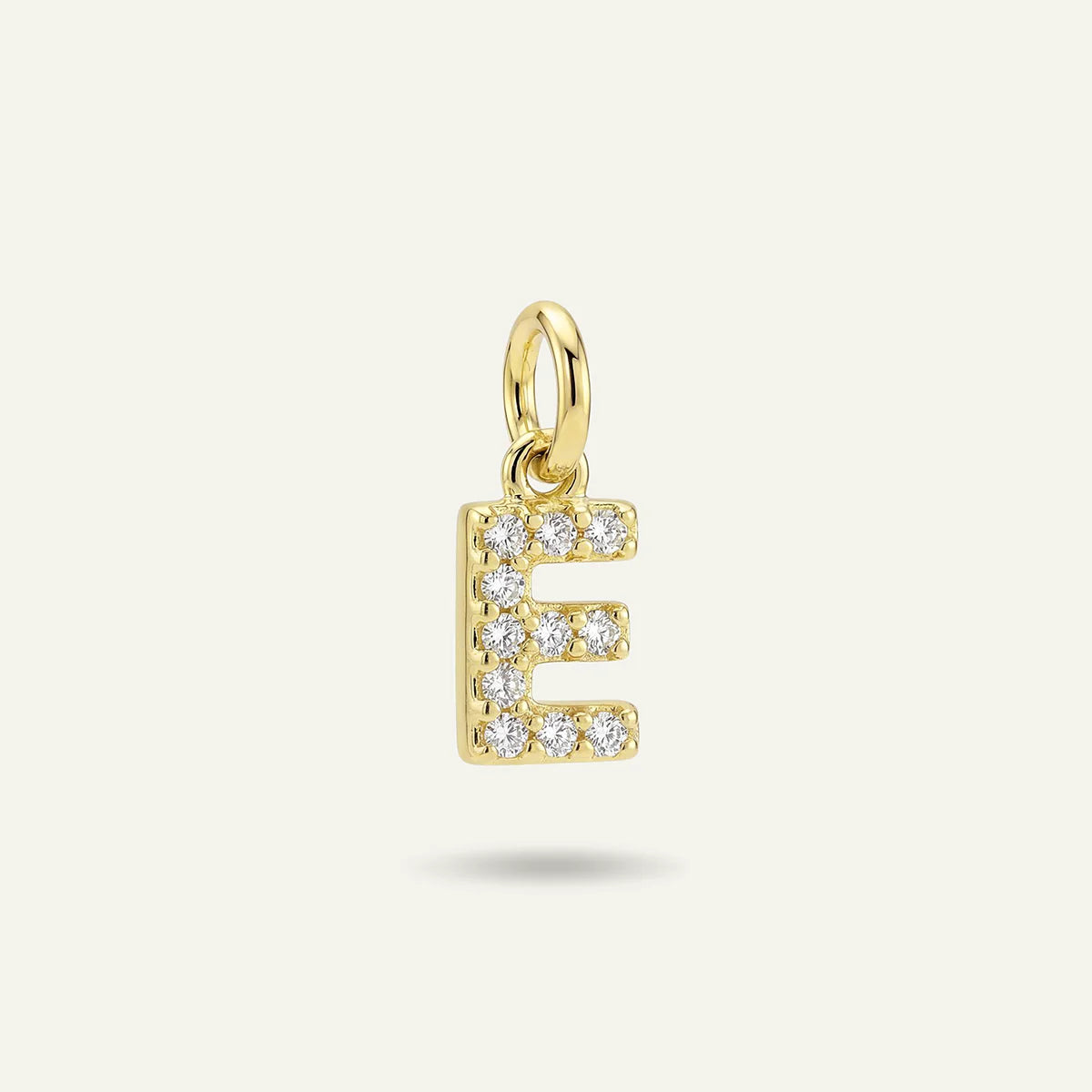 Diamond Monogram Letter Charm