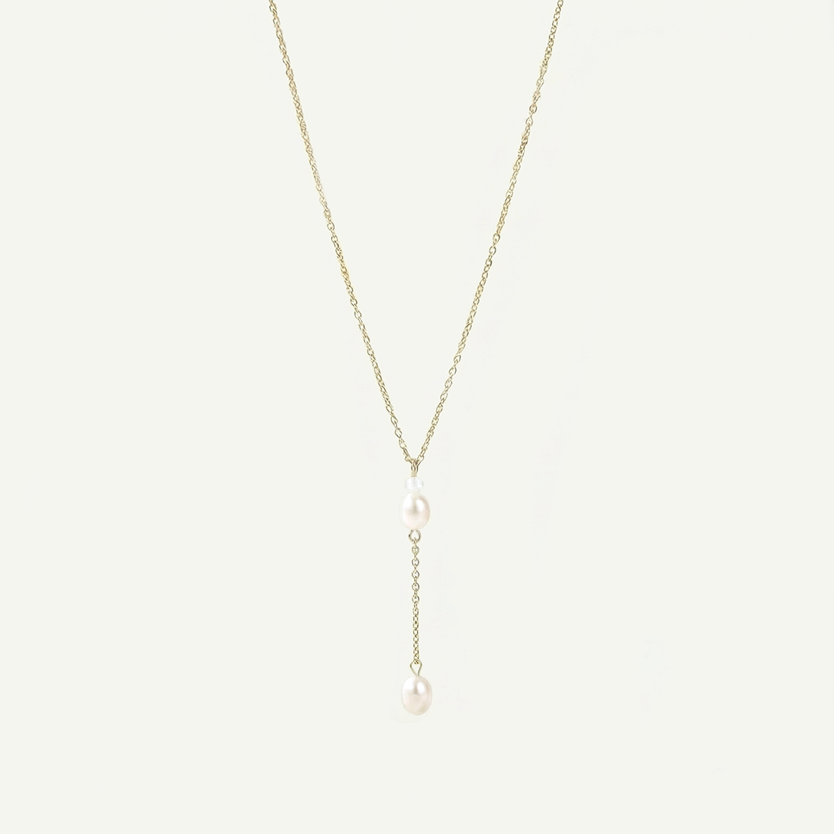 Lola Pearl Necklace, Gold