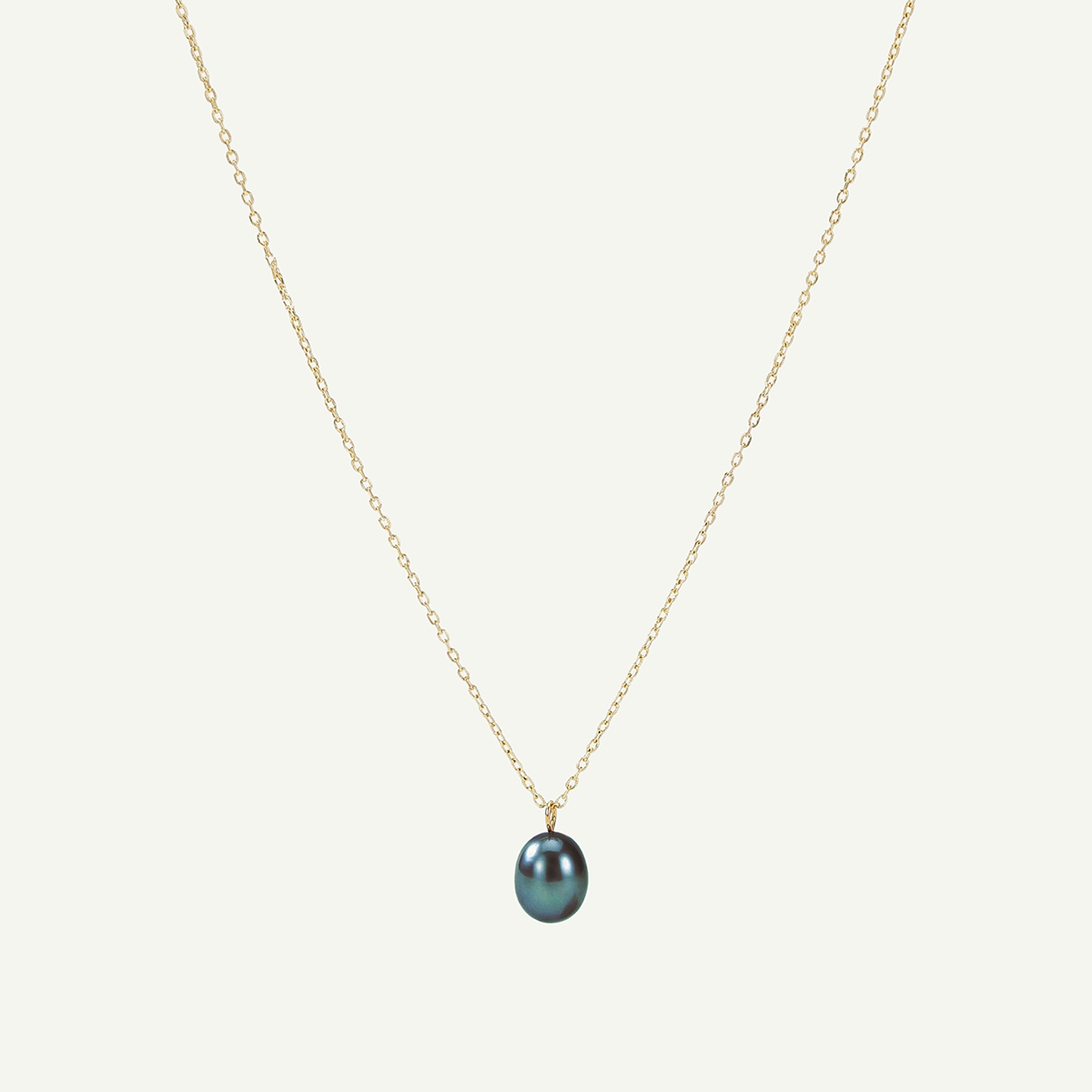 Everyday Pearl Necklace, Gold