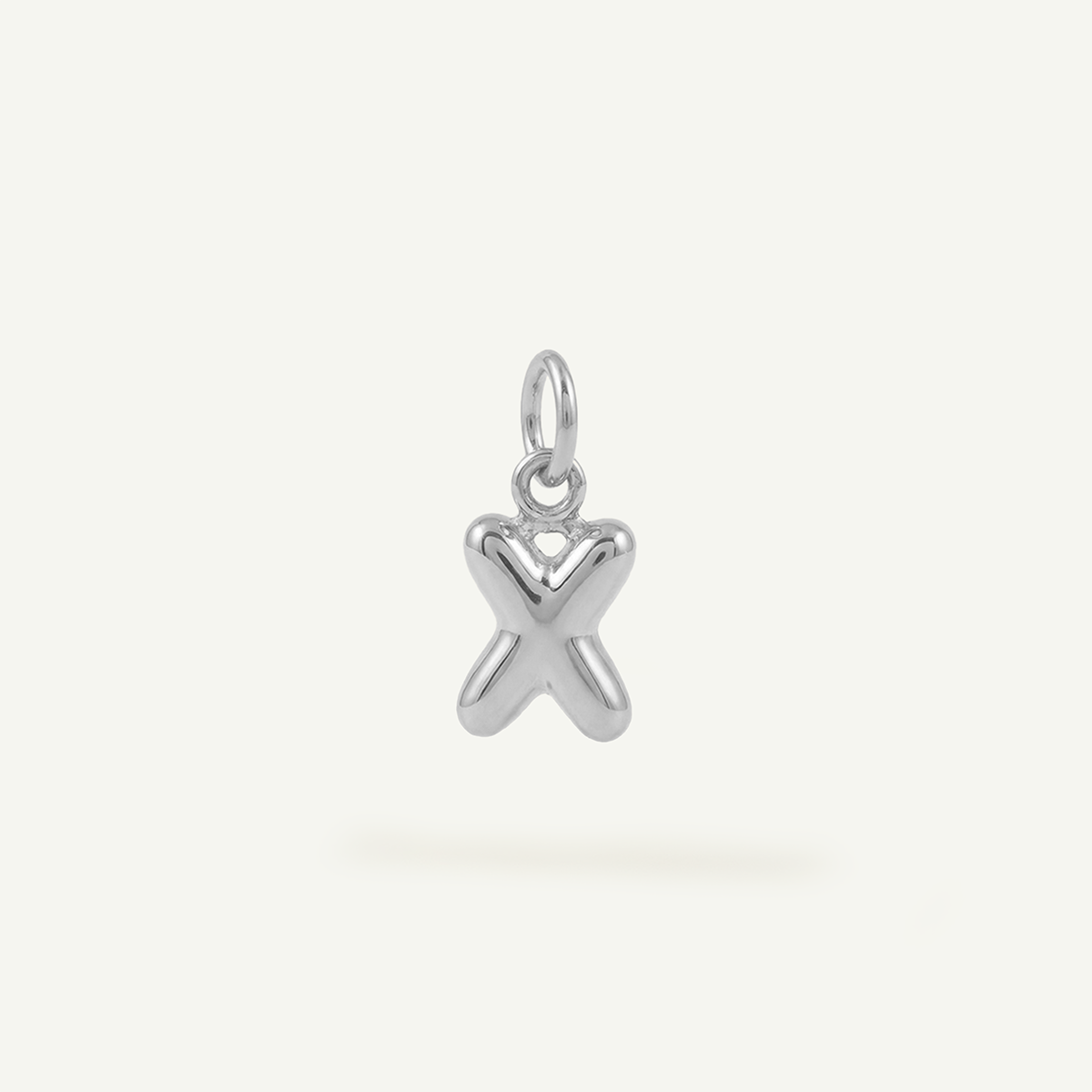 Bubble Monogram Letter Charm