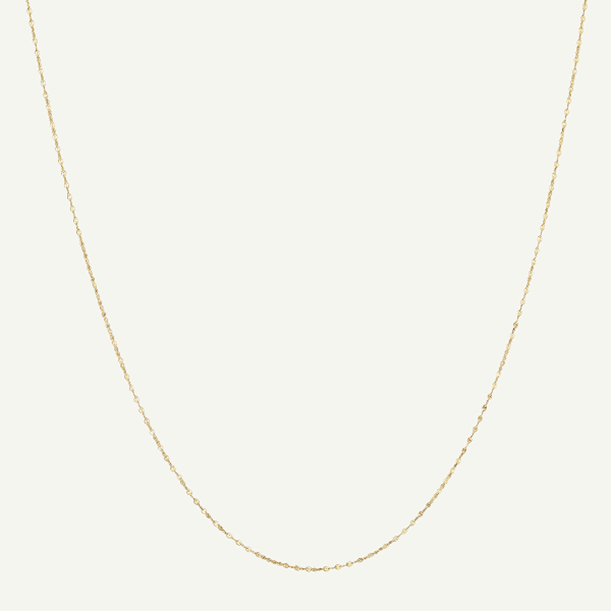 Thin Mirror Chain 1.1mm Threader Necklace