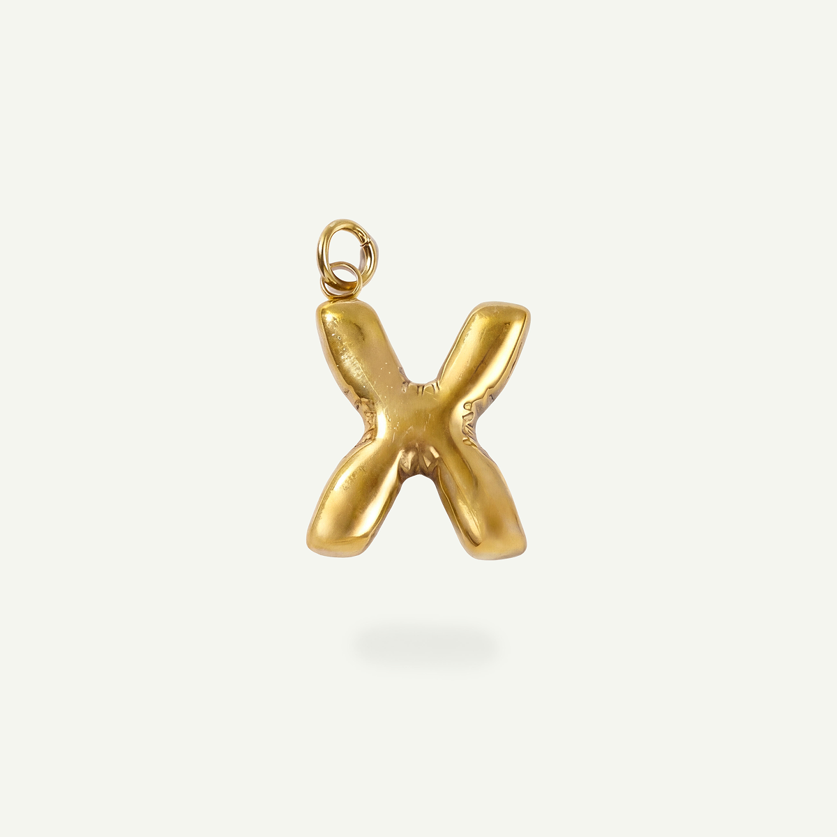 Balloon Monogram Letter Charm