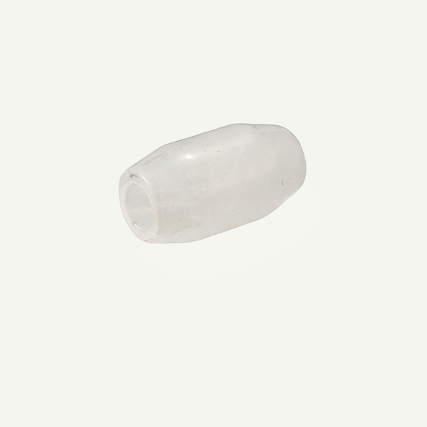 White Quartz 15mm Long Bead