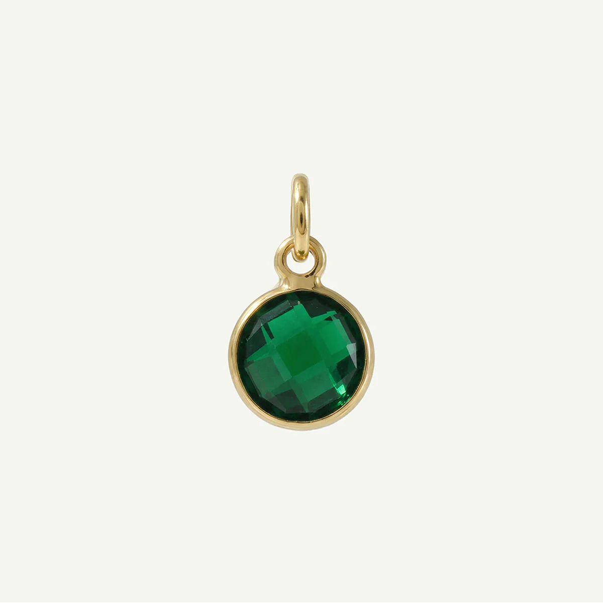 Circle Charm Birthstone