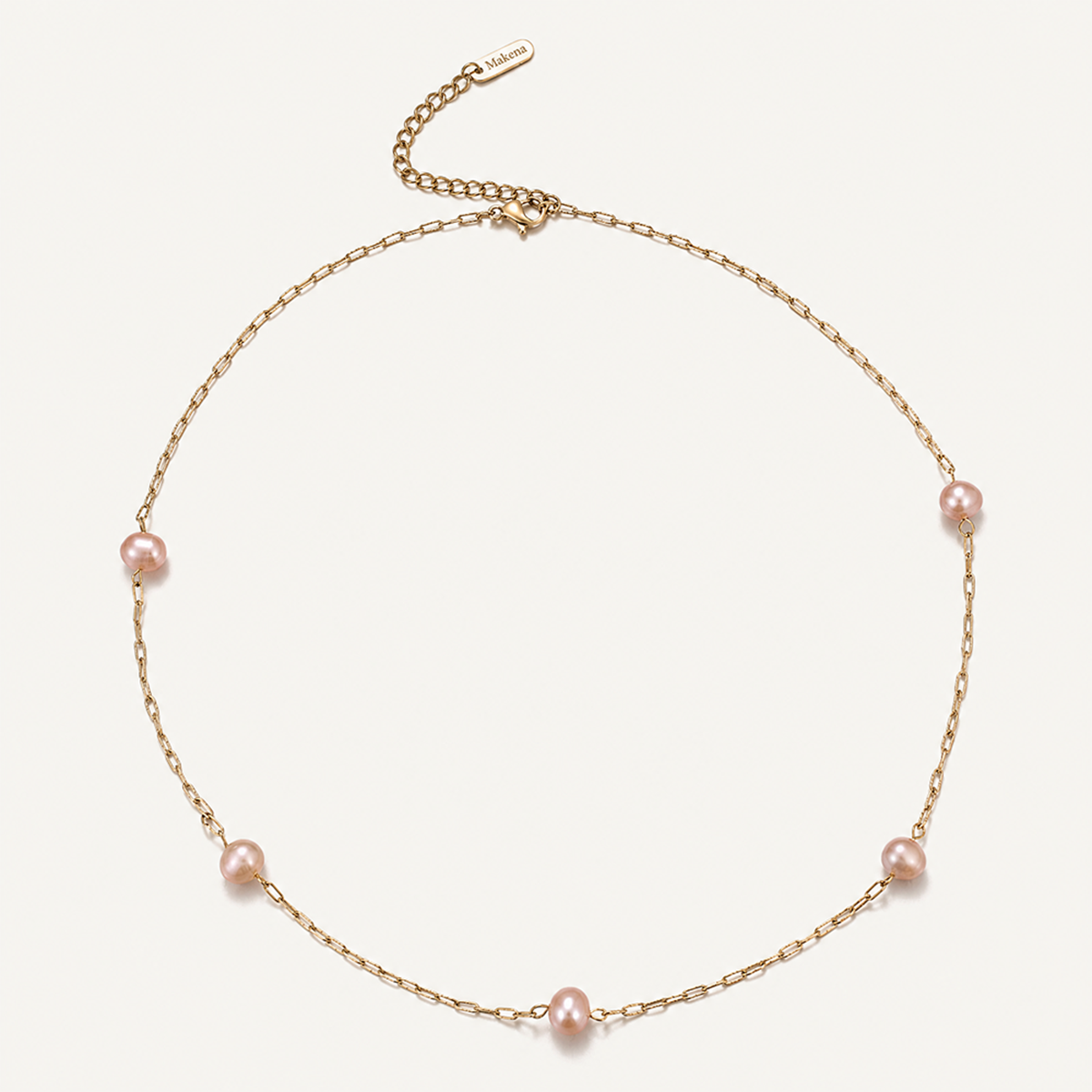Leia Grey Pearl Necklace