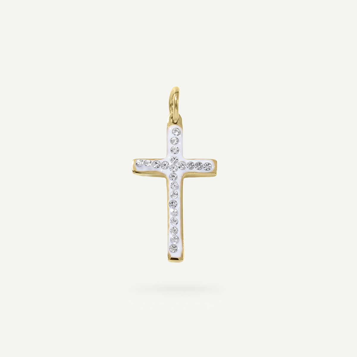Diamond Cross Charm