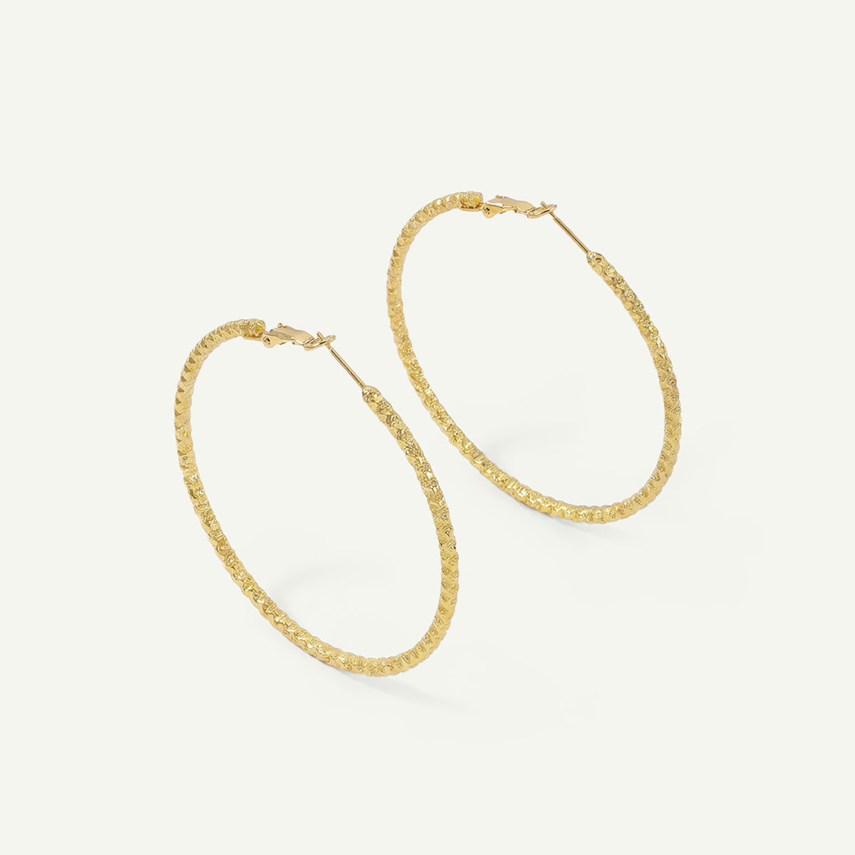 Ines Large Hoops, Gold
