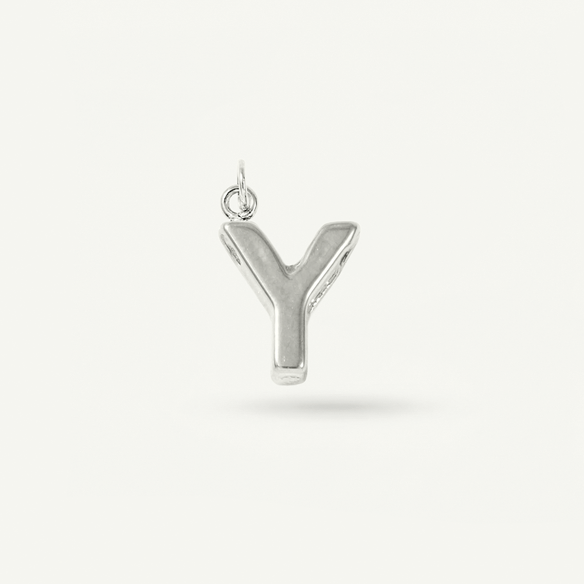 Floating Monogram Letter Charm