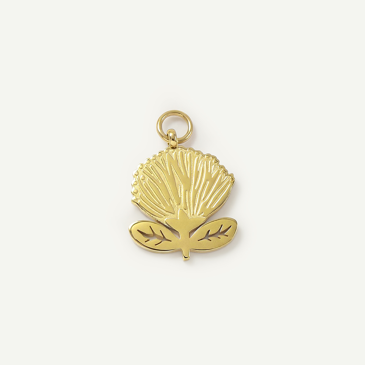 ‘Ōhi‘a Lehua Mini Charm, Gold
