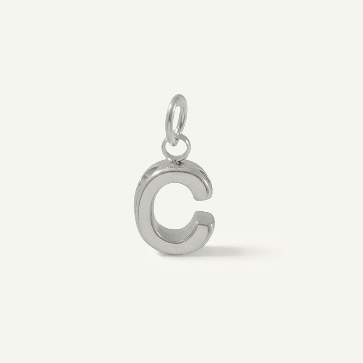 Floating Monogram Letter Charm