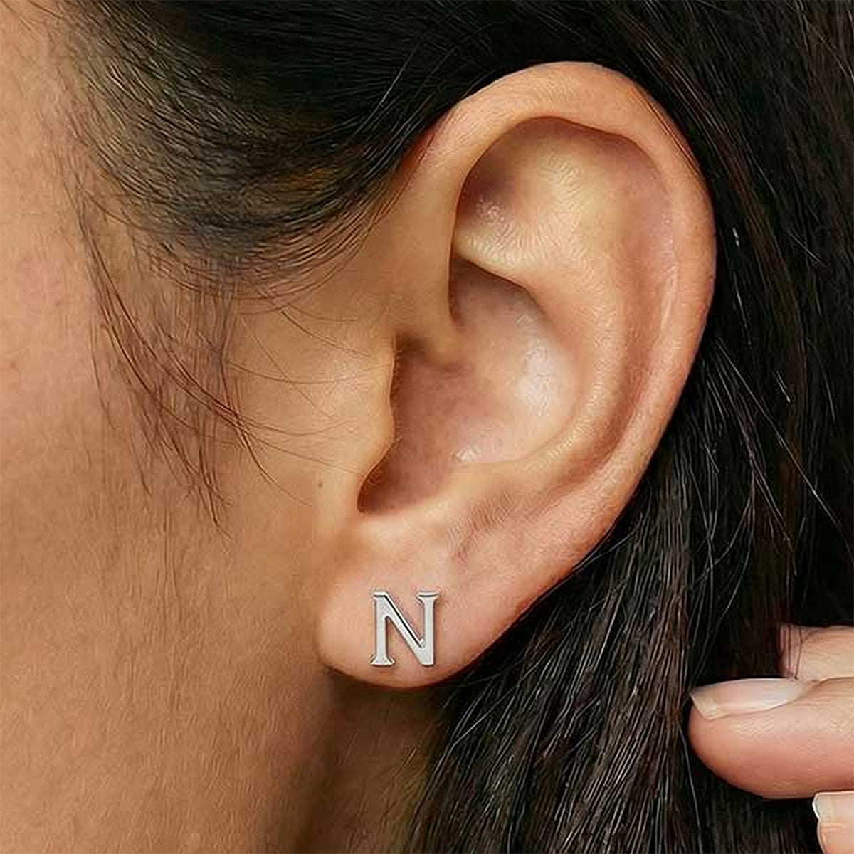 Basic Monogram Studs