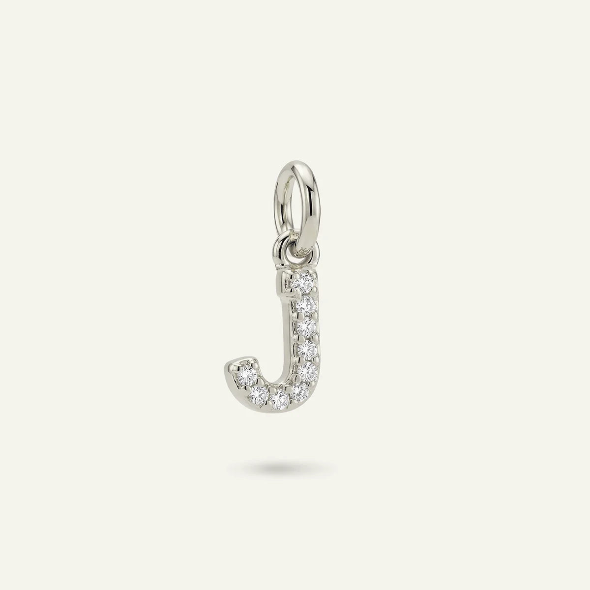 Diamond Monogram Letter Charm