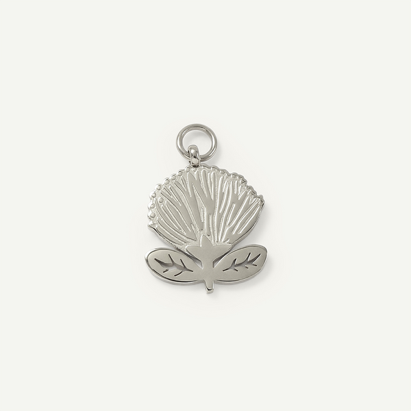 ‘Ōhi‘a Lehua Charm, Silver