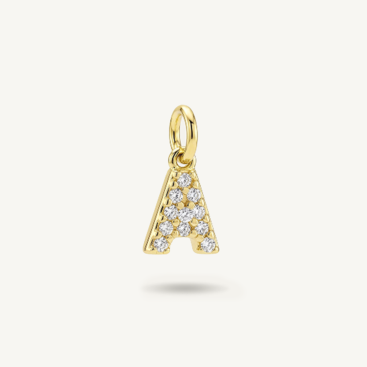 Diamond Monogram Letter Charm