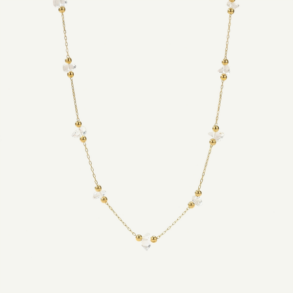 Aniani Endless Glass Necklace, Gold