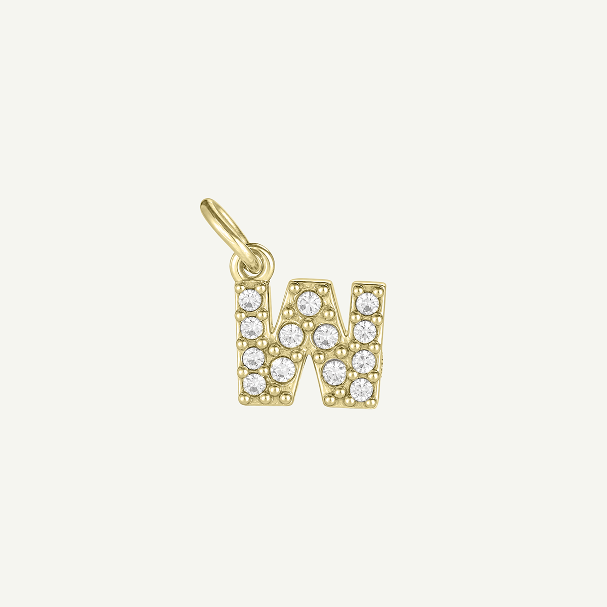 Diamond Monogram Letter Charm