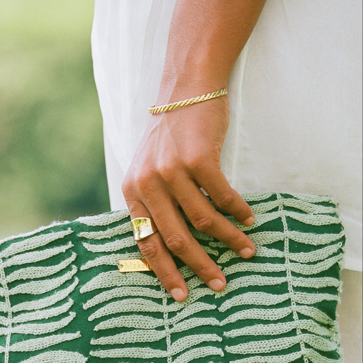 Twisted Cuff, Gold