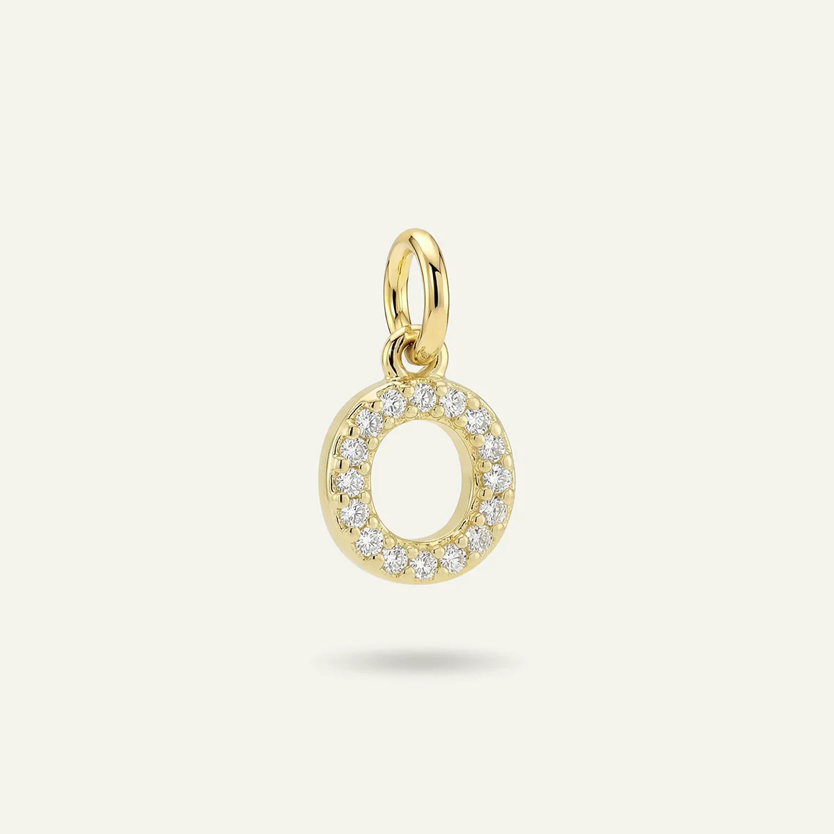 Diamond Monogram Letter Charm