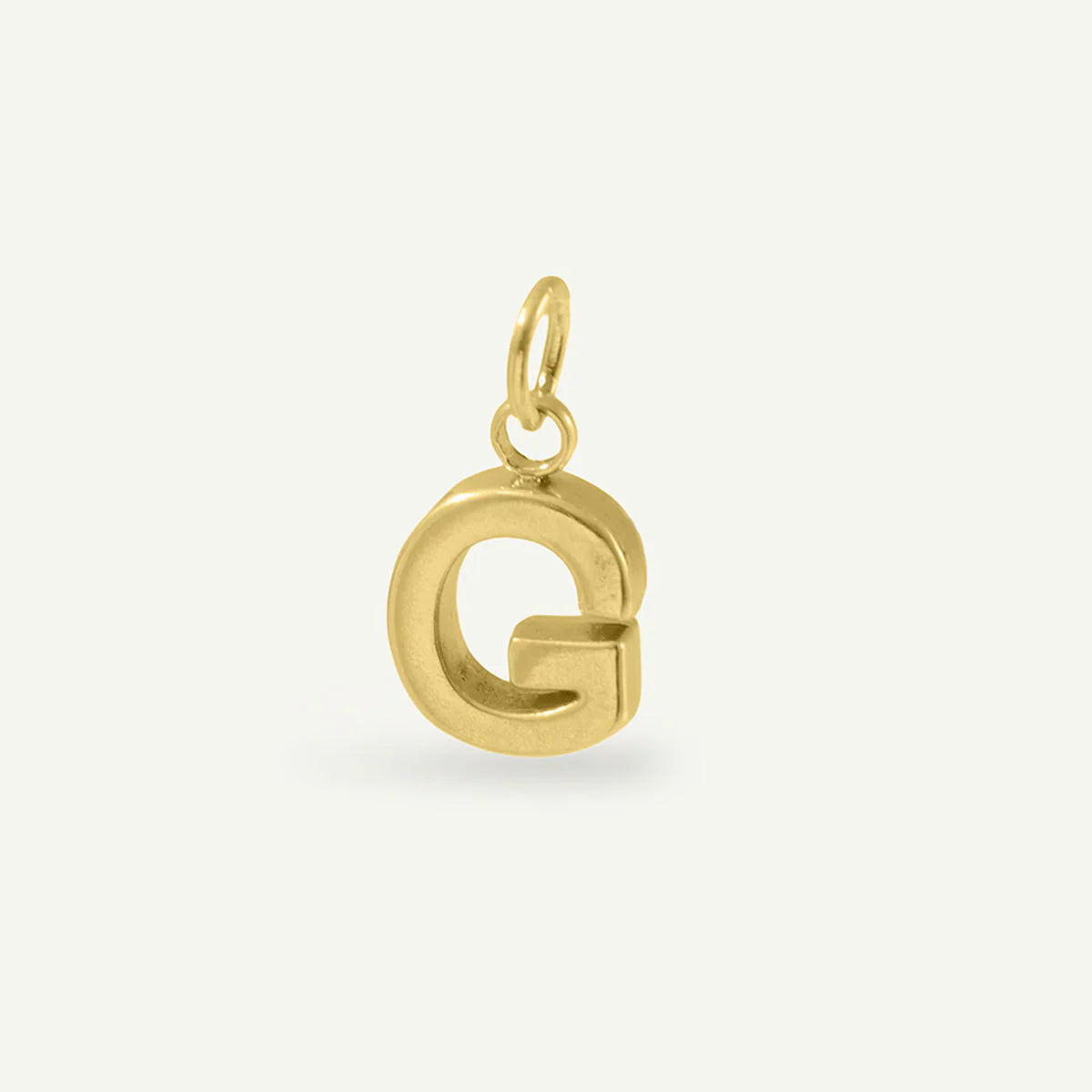 Floating Monogram Letter Charm