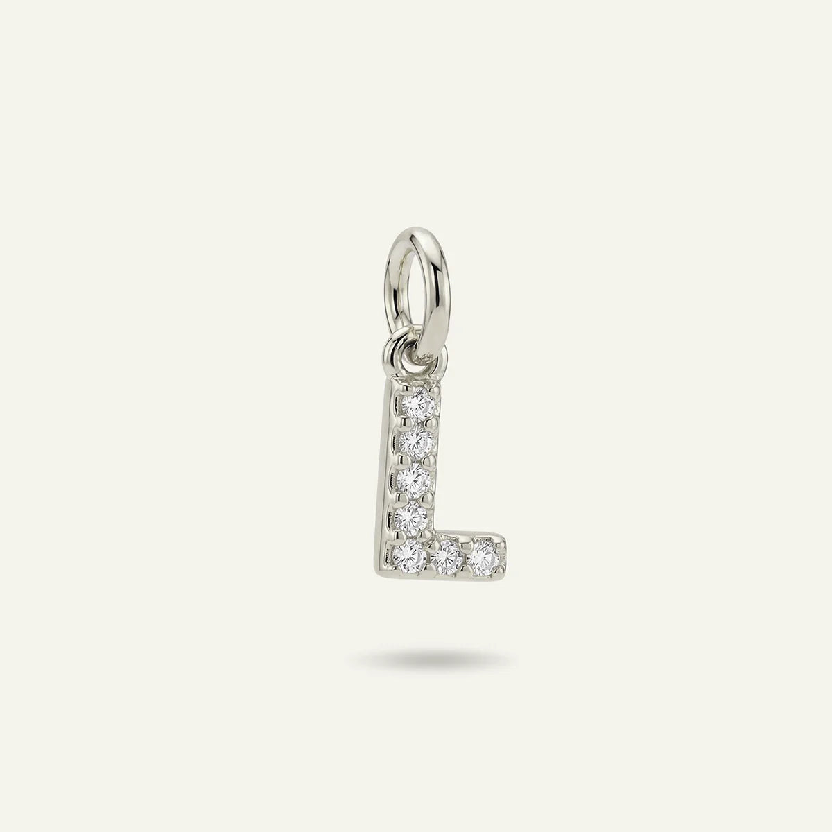 Diamond Monogram Letter Charm