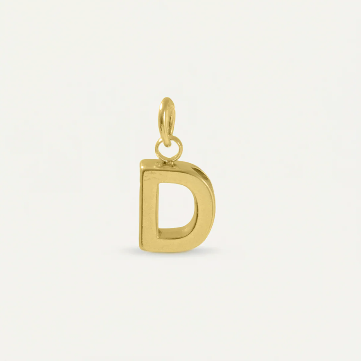 Floating Monogram Letter Charm