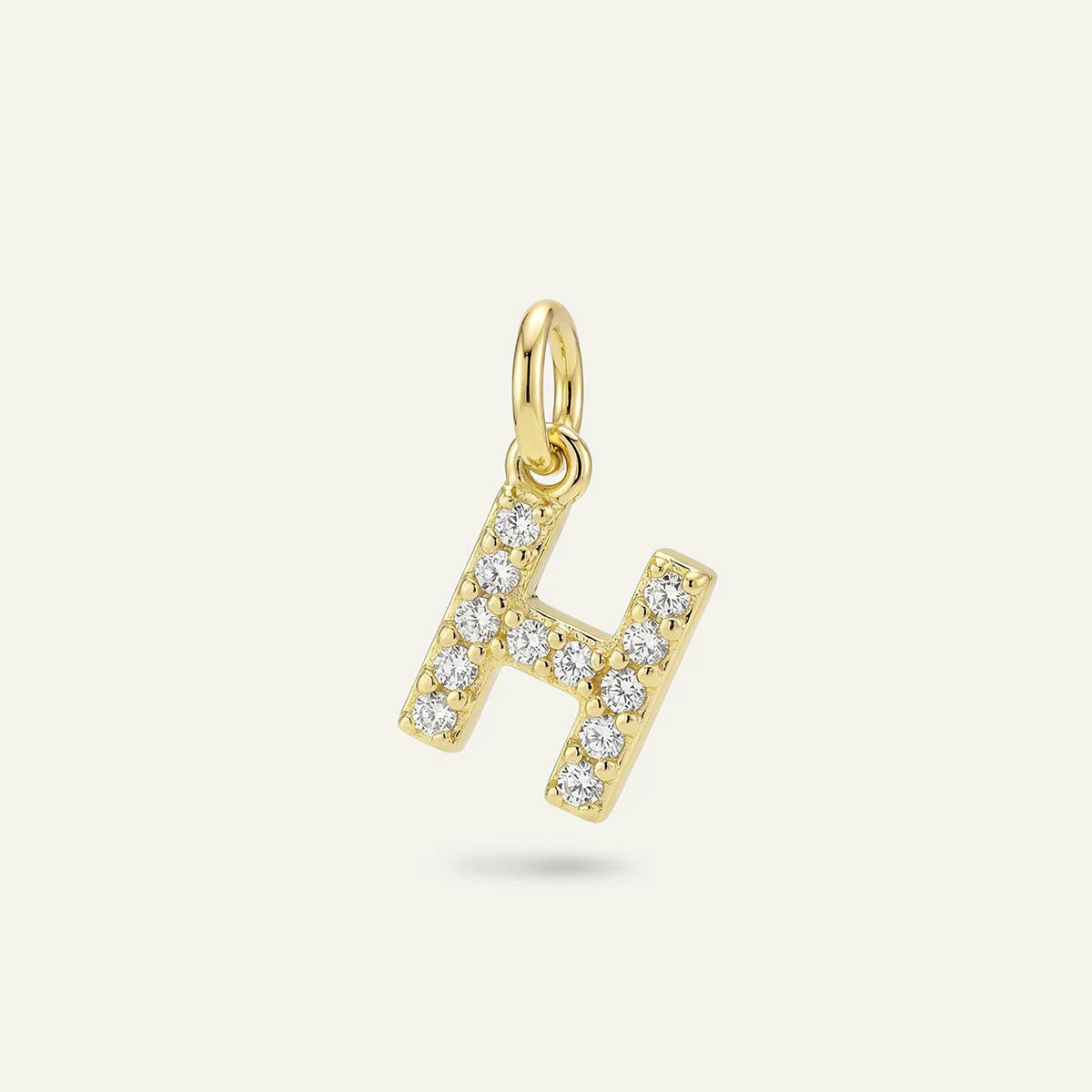 Diamond Monogram Letter Charm
