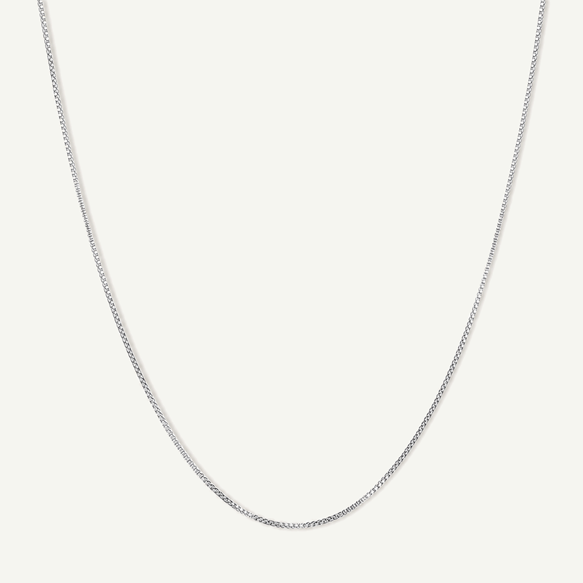 Box Chain 1.1mm Threader Necklace