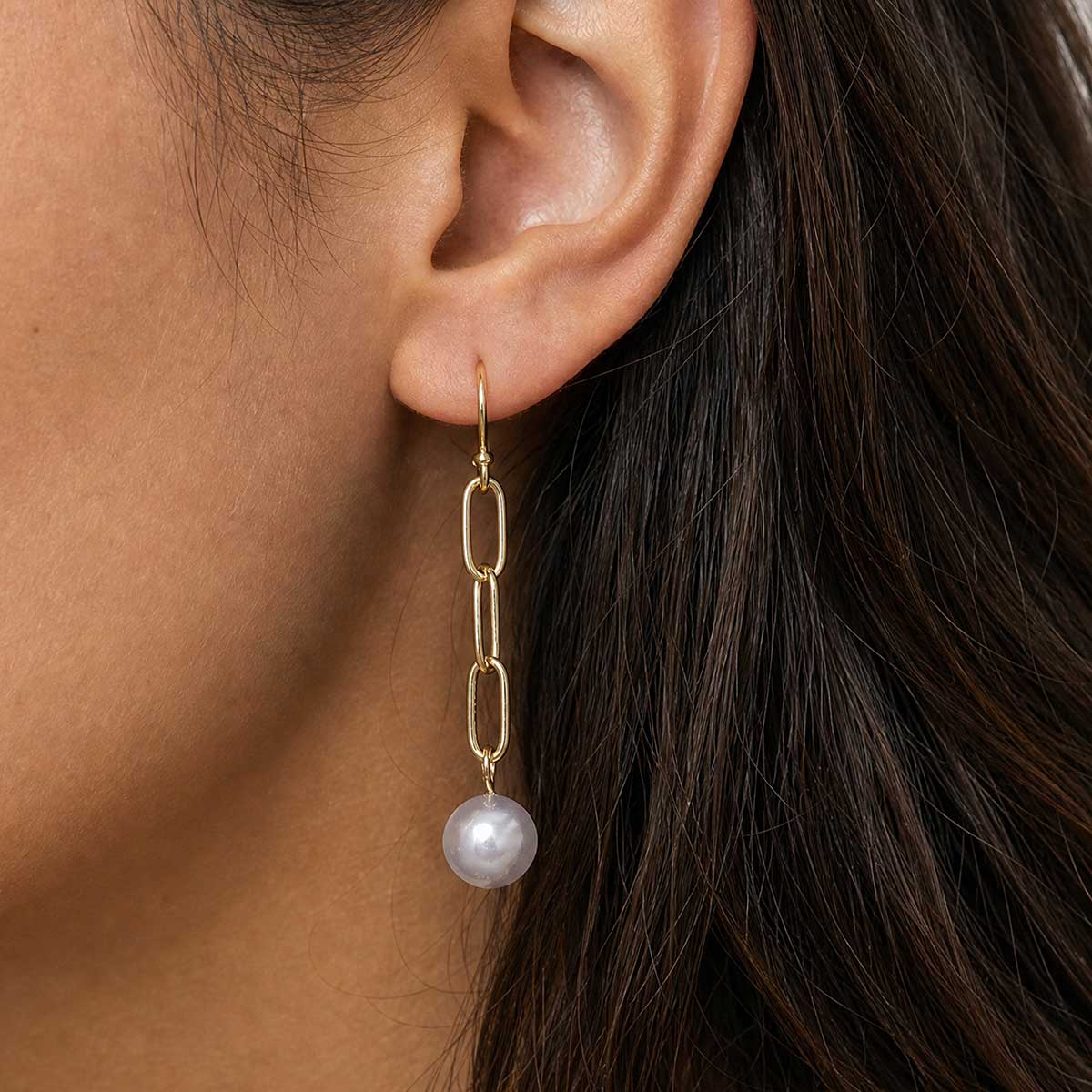 Nara Grey Pearl Earrings