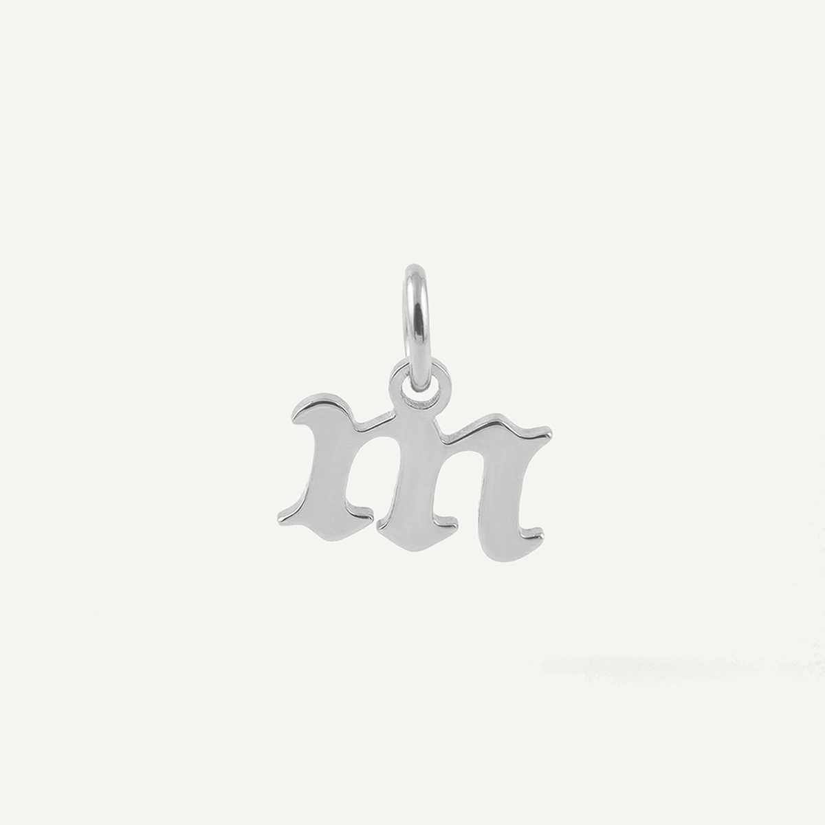 Old English Lowercase Monogram Charm