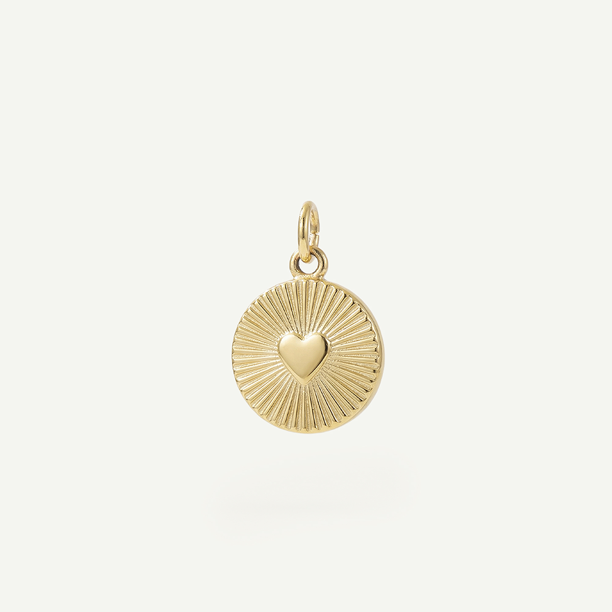 Heart Circle Charm