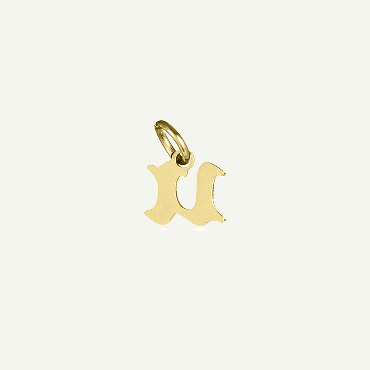 Old English Lowercase Monogram Charm