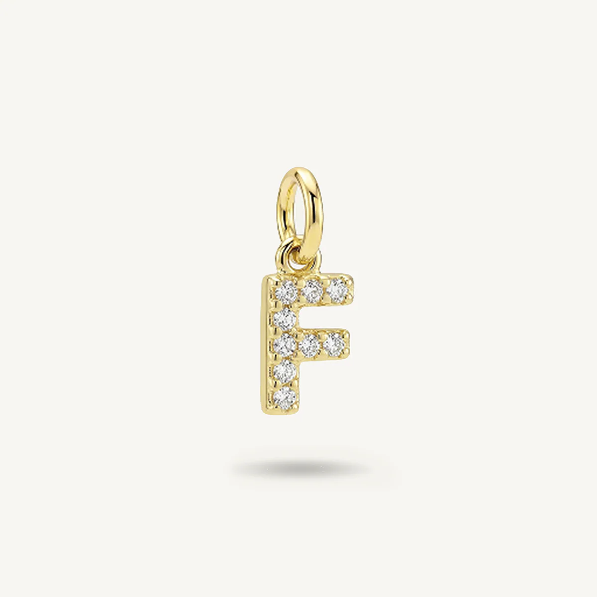 Diamond Monogram Letter Charm