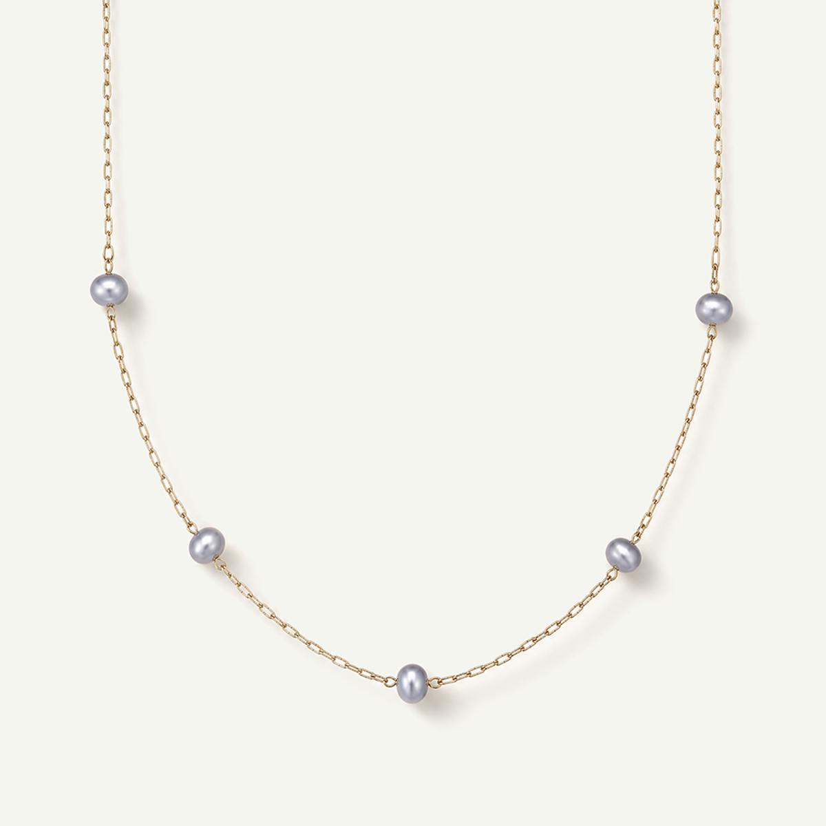Solana Grey Pearl Necklace