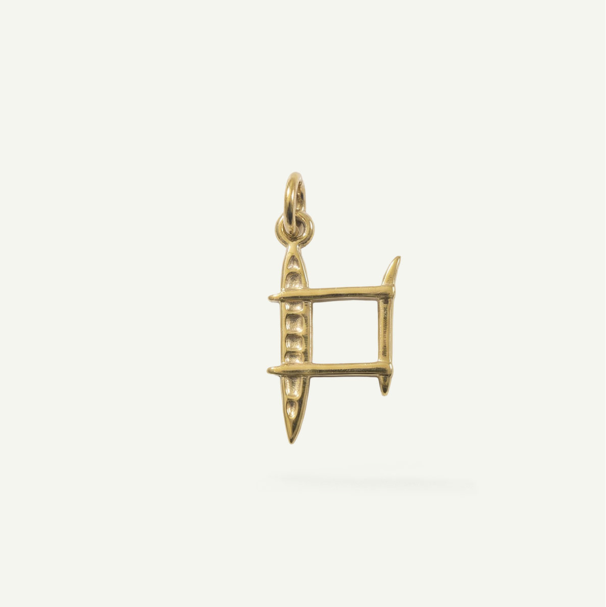 Outrigger Canoe Charm