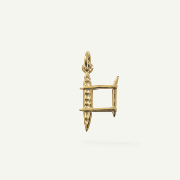 Outrigger Canoe Charm