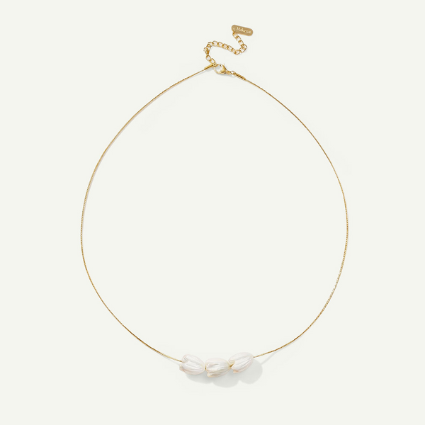 Ekolu Pikake Necklace, Gold