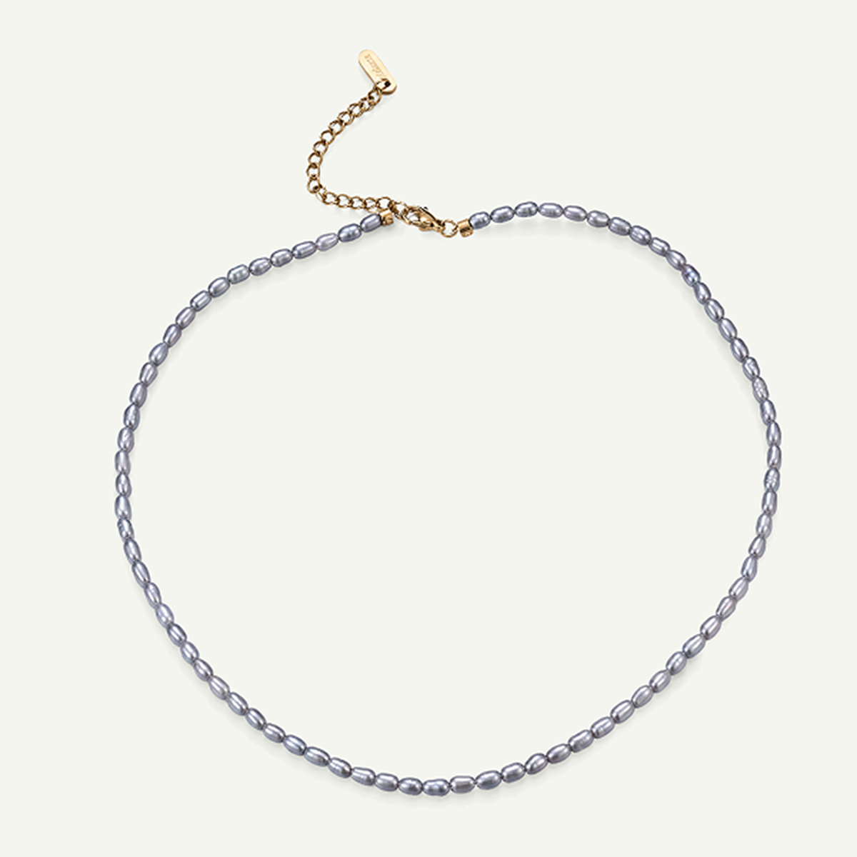 Mini Grey Pearl Necklace