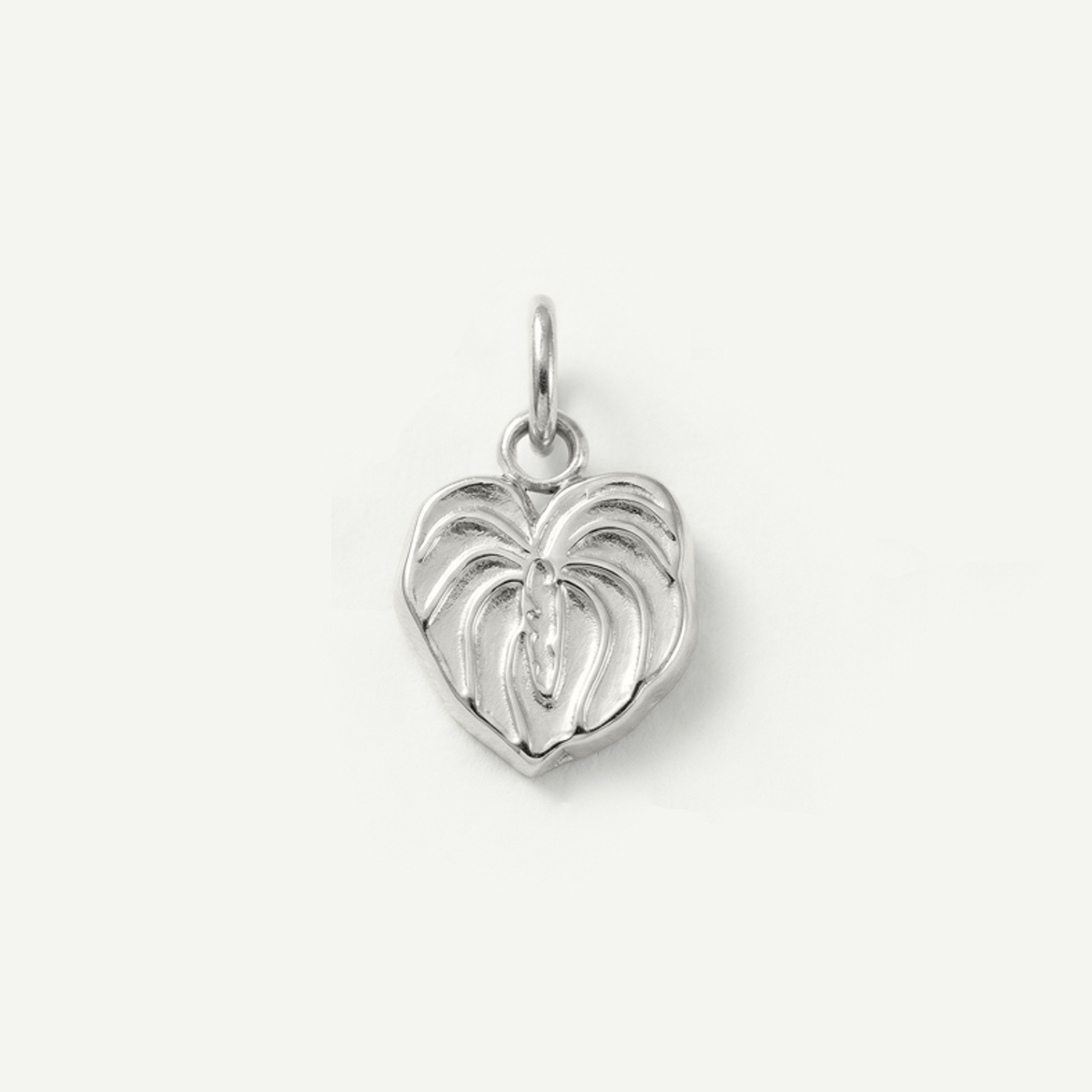 Anthurium Mini Charm, Silver