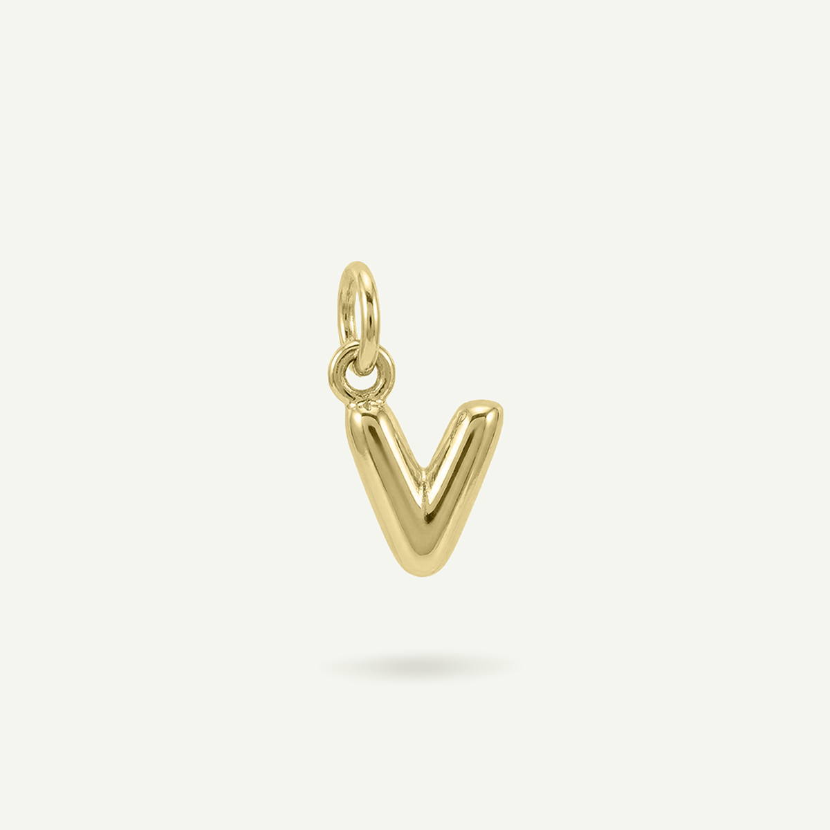 Bubble Monogram Letter Charm