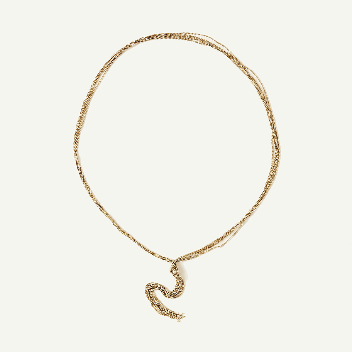 Golden Tassle Necklace