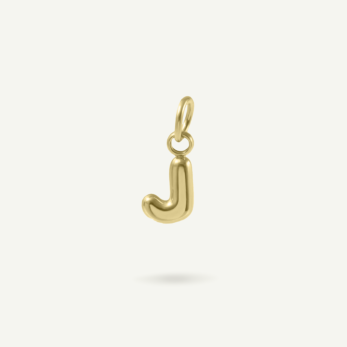 Bubble Monogram Letter Charm