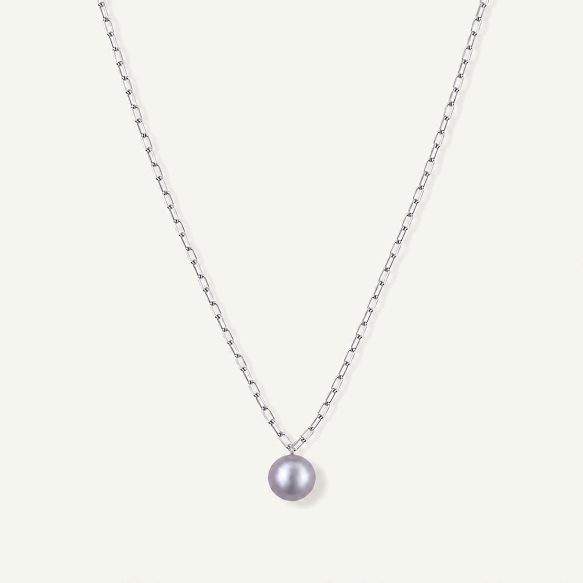 Erin Grey Pearl Necklace