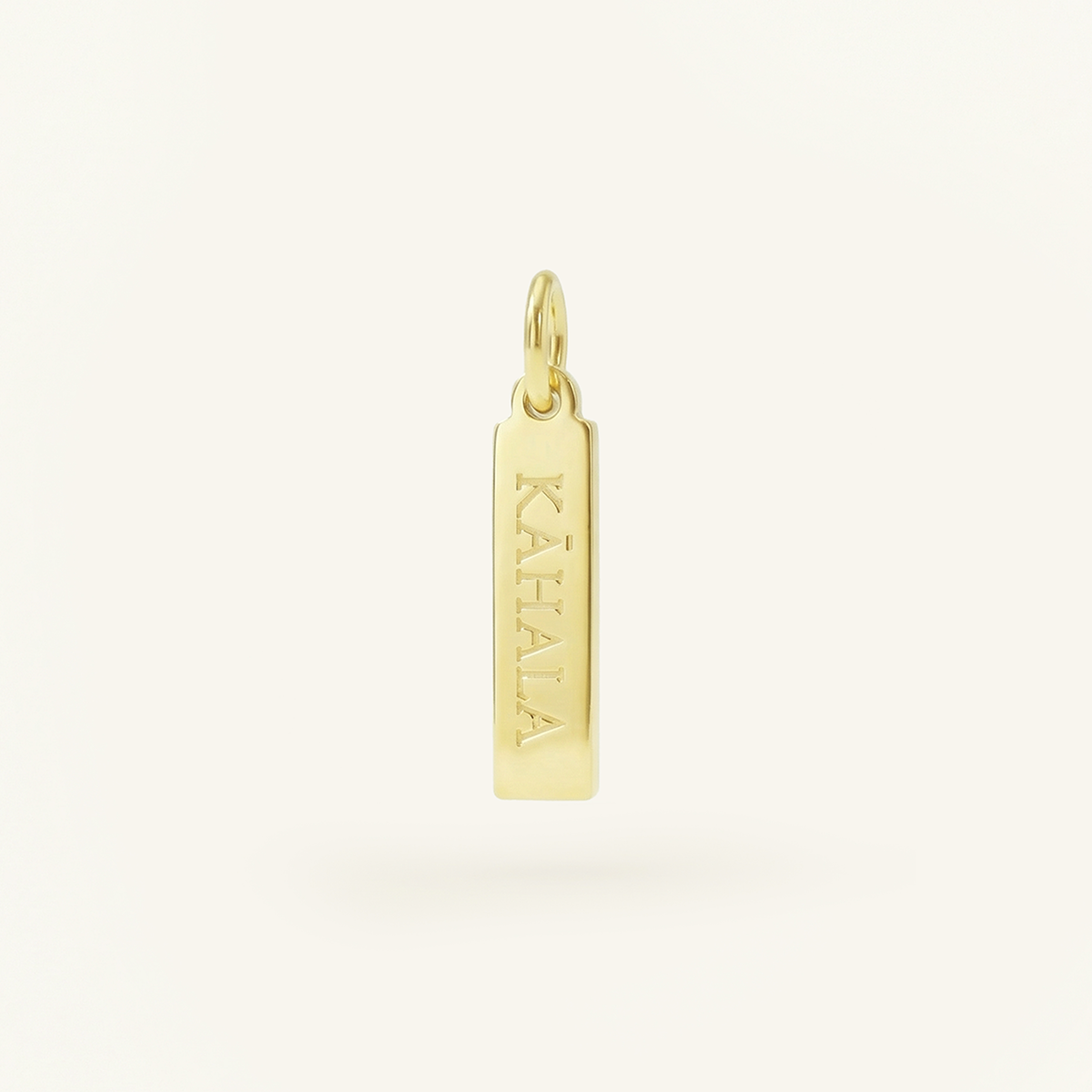 Kahala Rectangle Charm, Gold
