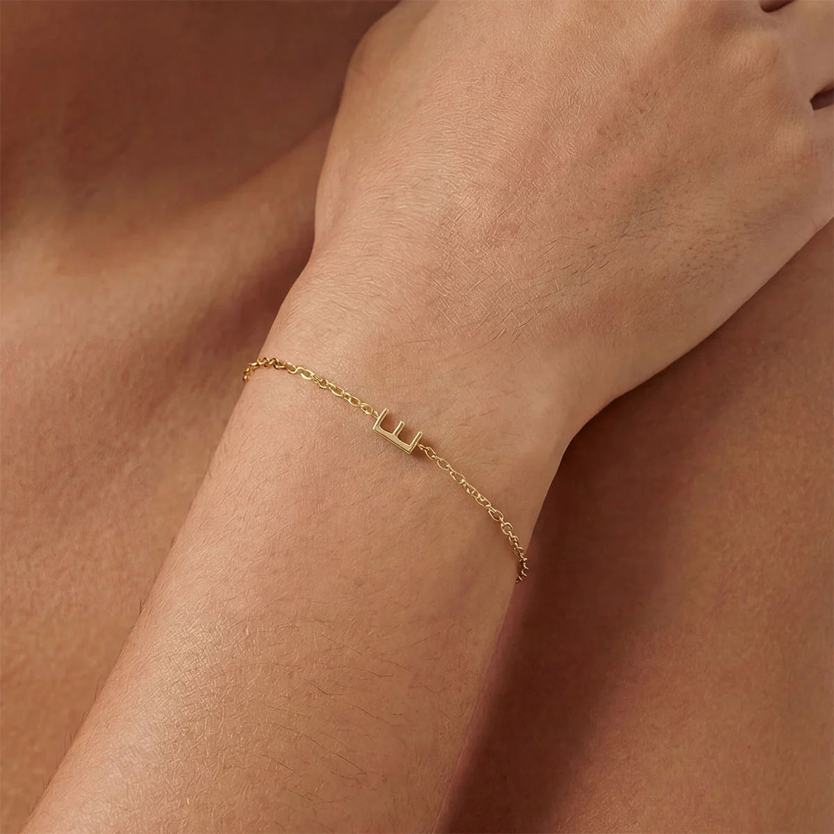 Monogramed Side Bracelet